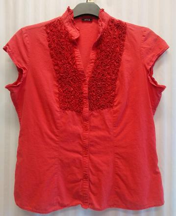 Dámska sýto ružová blúzka, oltre, xl, xl