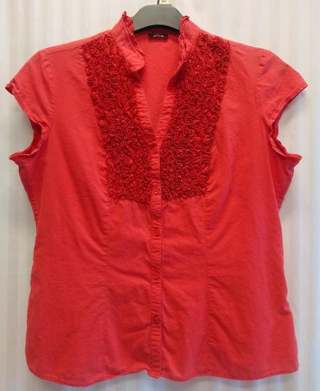 Dámska sýto ružová blúzka, oltre, xl, xl