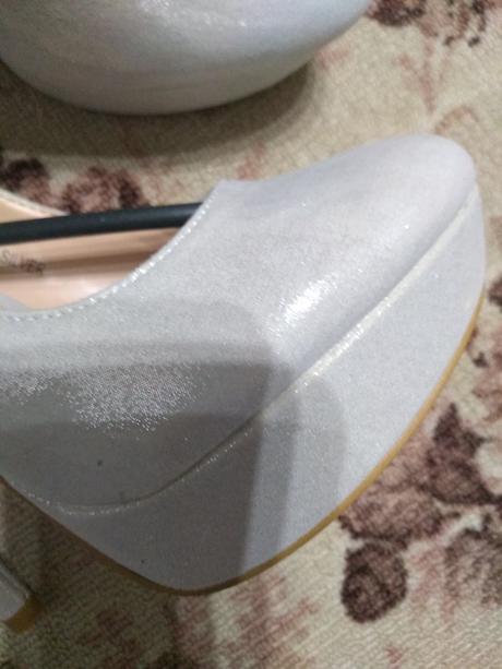 Strieborne lodičky 36, 36