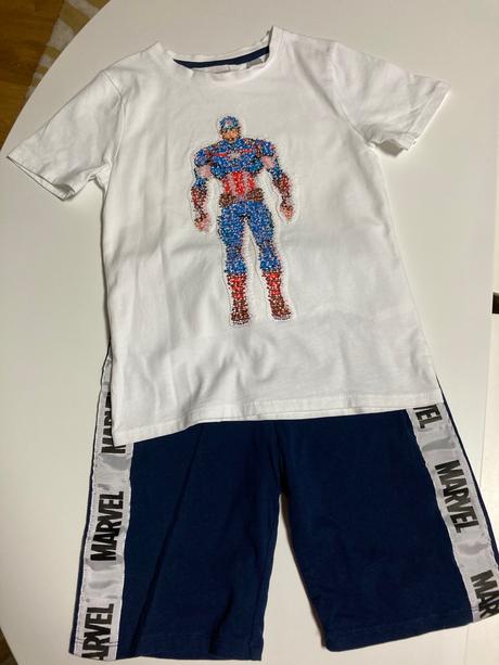 Marvel súprava na leto, h&m,128