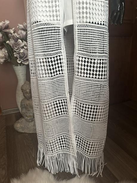 Overal s kraťasmi a dlhou háčkovanou sukňou guess, guess,l / m