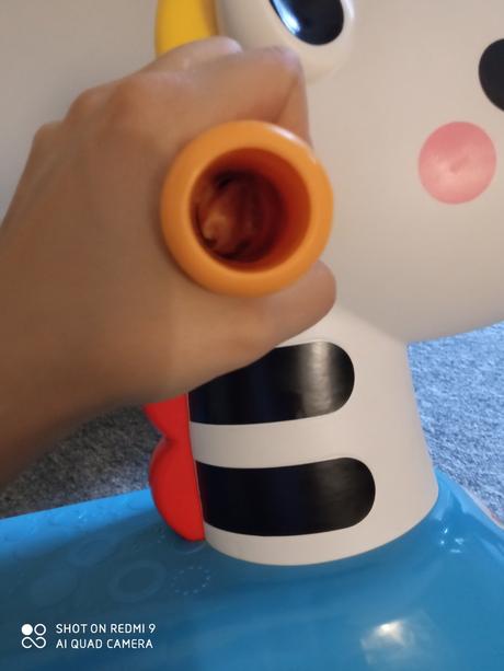 Hrajúca zebra odrážadlo,