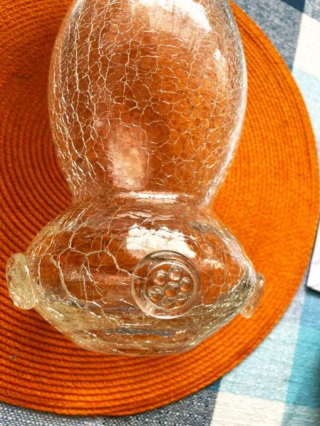 Luxusná vysoká váza bohemia, 