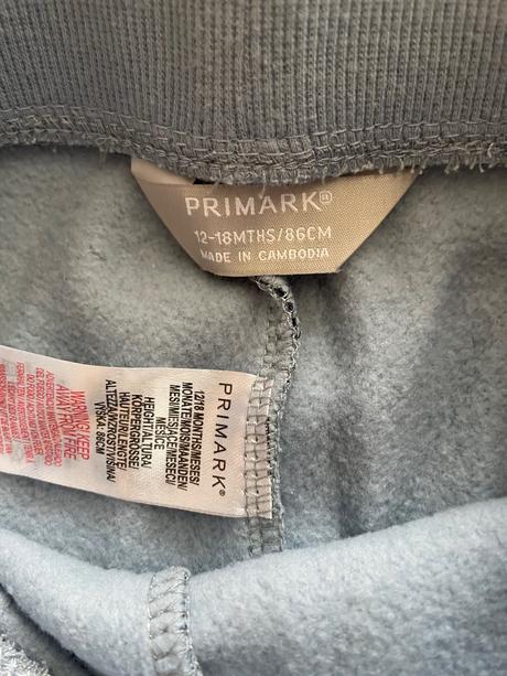 2x tepláky - teplé veľ. 86, primark,86