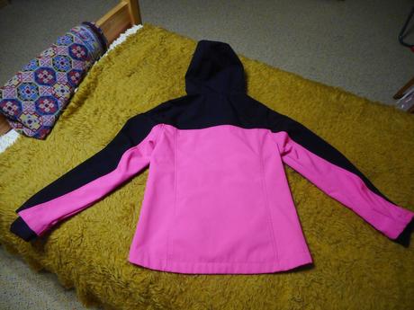 Dievčenská softhelová prechodná bundička 146/152cm, 146