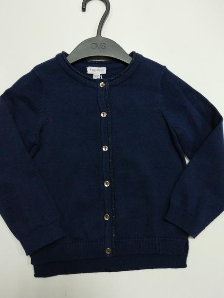 Modrý sveter so zapínaním, ovs,92