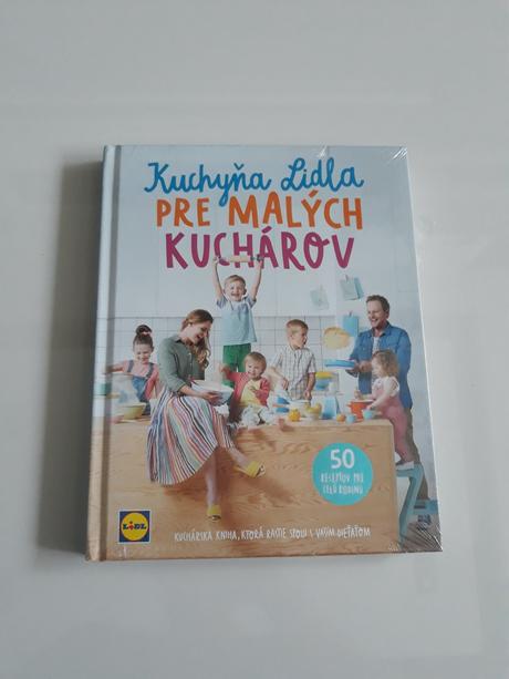 Zabalená nepoužitá kniha "kuchyňa lidla",