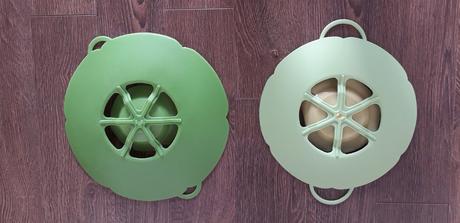 2 ks silikónové pokrievky proti vykipeniu., 