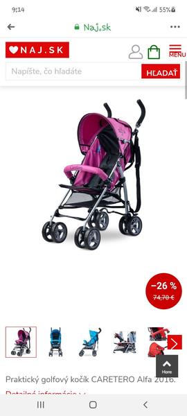 Golfový kočík Caretero Alfa