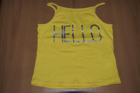 Dievčenské tričko bez rukávov, 116