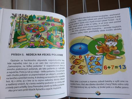 Kniha rozprávkové počítanie,