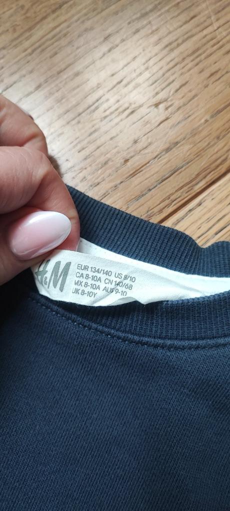 Tyrkysový pulóver h&m, h&m,134