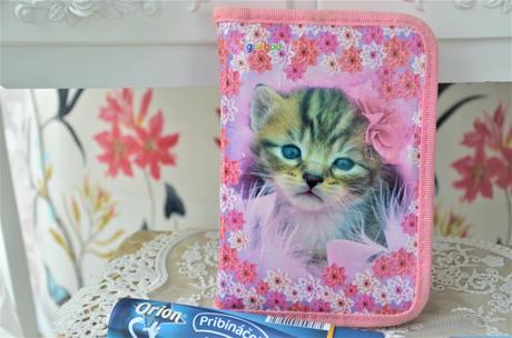 Peračník mačičkový+ceruzky,