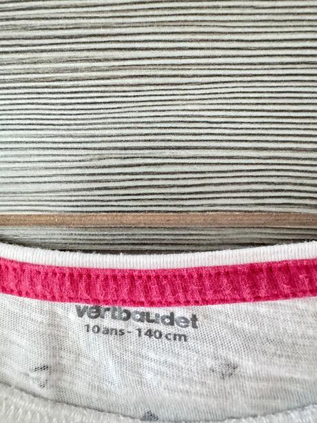 Tričko s aplikáciou, vertbaudet,140