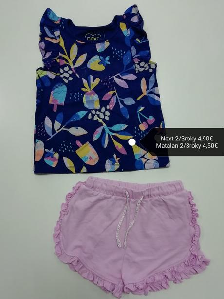 Kraťasy s volánikmi, matalan,98