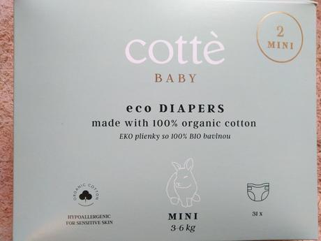 Plienky cotte 2, 2 kg - 6 kg