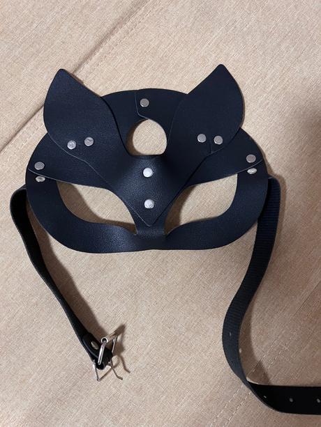 Kozenna maska mačka - cat women,