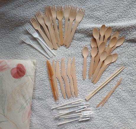 Jednorázový eko príbor 43ks, 