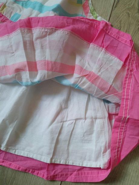 Dievčenské pásikavé letné šaty (3-6 mes .), 68