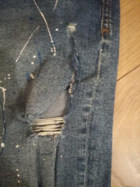 Pánske roztrhané rifle pull bear, pull&bear,40