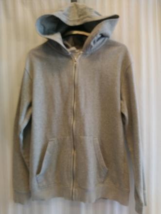 Svetlo sivá mikina s kapucňou, h&m, 158-164 cm, h&m,164