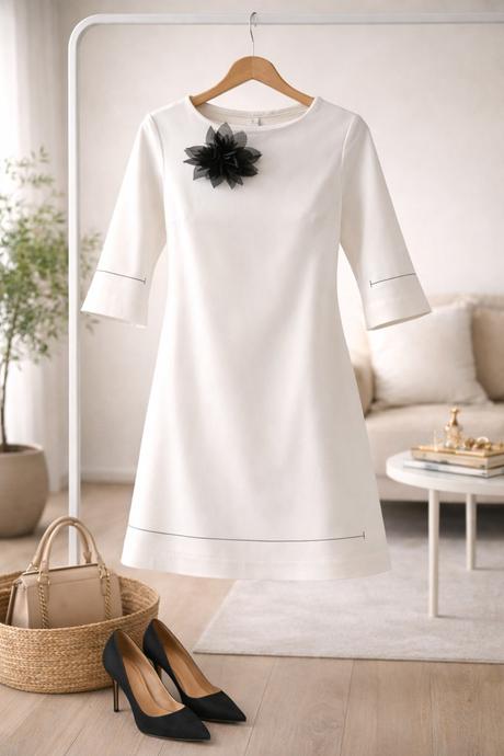 Biele šaty, reserved,36