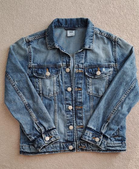 Riflová bunda zn. zara, zara,140