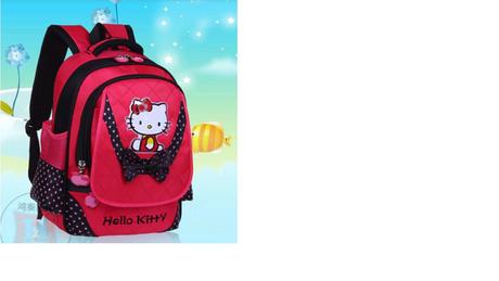 Cyklamenovo ruzova skolska taska hello kitty,