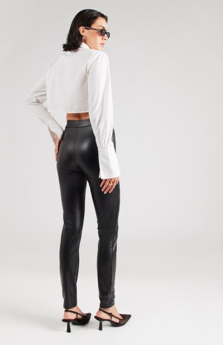 Koženkové jeginsy xs/s, zara,s / xs