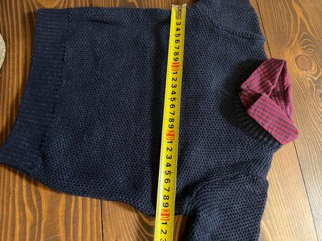 Vianočný svetrík s golierikom, f&f,98