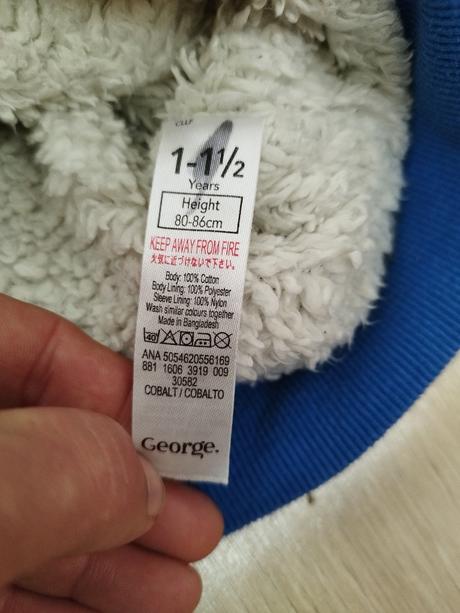 Teplučká mikina, george,80