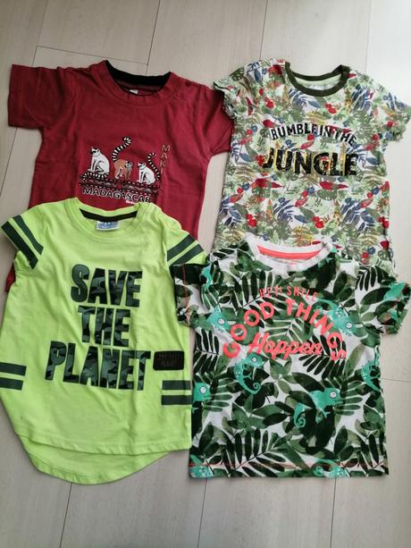 Trička pre chlapcov 4 ks, vel. 98, 98