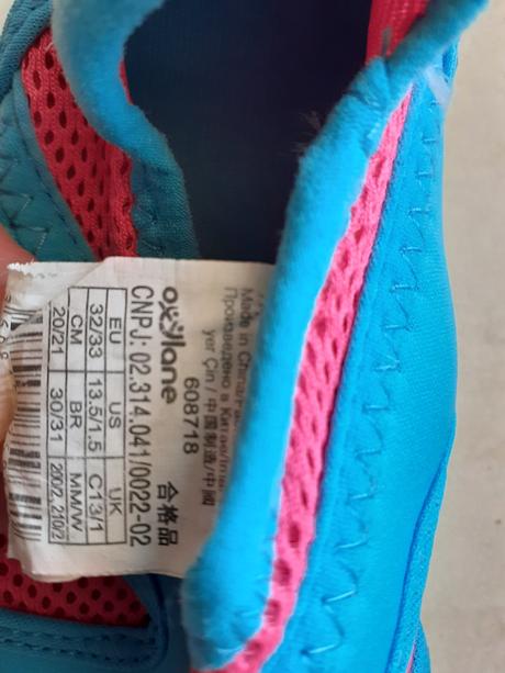 Topanky do vody, dvojcislo 32/33, decathlon,32