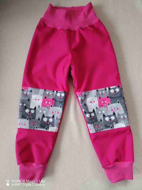 Softshellové nohavice s barančekom 116, skladom, 116