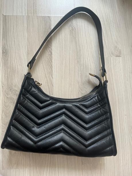 Kabelka čierna taška mala na rameno, 