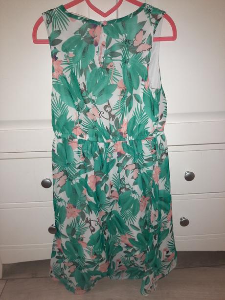 Šaty dážďový prales, h&m,140