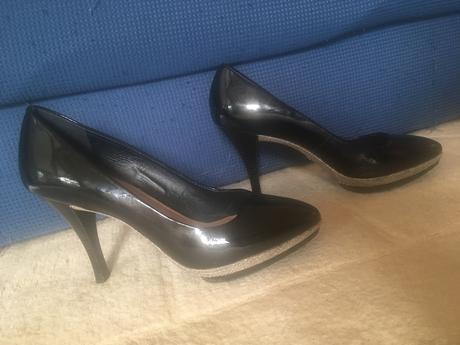 Kožené lakované lodičky geox, geox,36