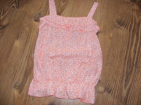 Tričko-tielko  oranžové, f&f,116