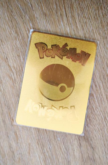 Kovové pokémon karty, 