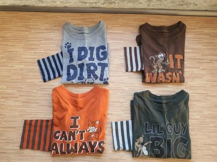 Tricka s pasikavymi rukavmi 4ks, 98