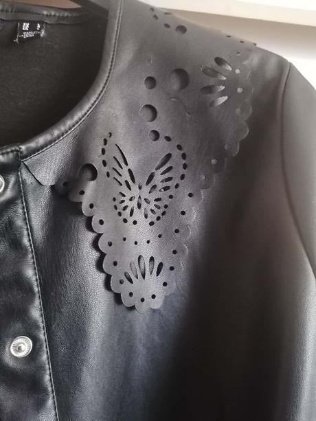 Tenká koženka s madeirou, vero moda,l