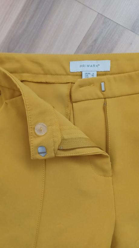 Horčicové nohavice, primark,36