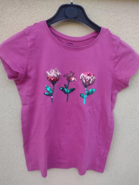 Ružové tričko, sinsay,140