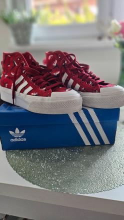 Adidas nizza platform red, cena s poštou, adidas,40