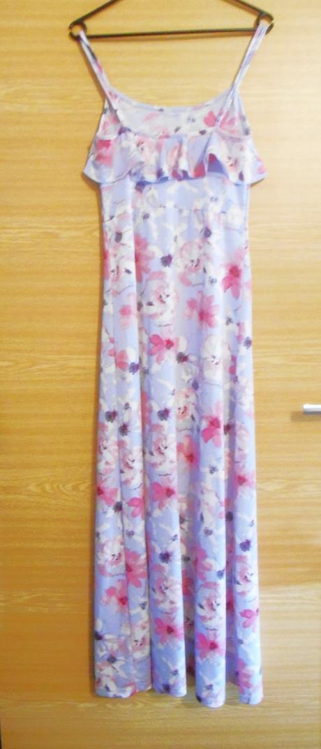 Elastické dlhé letné šaty janina veľ.34, 34