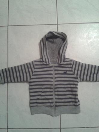 Nosená obojstranná mikina, 74