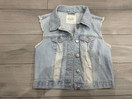 Krátka riflová vesta xs, denim co,xs
