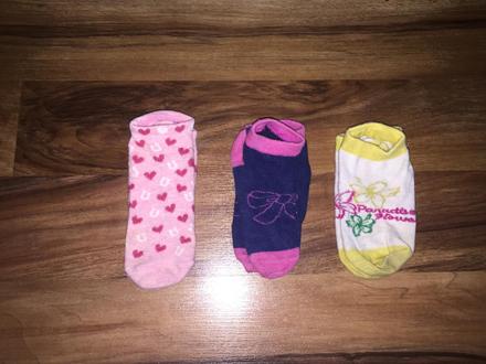 3x nosené členkové ponožky 23/26, dopodopo,23