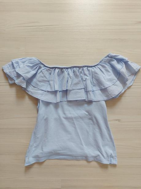 Top na plecia s volánom, h&m,s