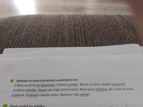 Slovenčina druhý stupeň